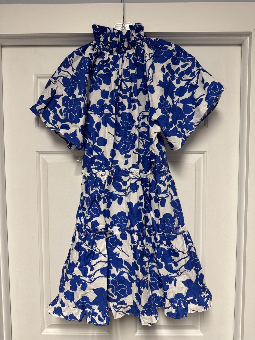 NWT - Hyacinth House Thea Mini Dress — Blue Floral — Size S - Picture 3 of 8